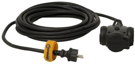 QWATTPRO Hangkoppeling 3xRA 5m 3G1,5 H07RN-F - 2571001 - 2571001