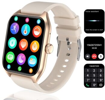 QX5 1.96inch 240x282px Full-screen Touch Smart Watch Health Monitoring Sleep Monitor Watch