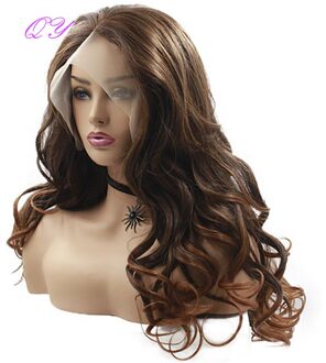 Qy 12 Inch Lace Front Pruik Ombre Green Bob Rechte Synthetische Pruiken Voor Vrouwen Cosplay Of Dagelijkse Pruiken 7