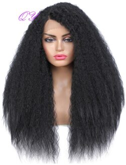 Qy 12 Inch Lace Front Pruik Ombre Green Bob Rechte Synthetische Pruiken Voor Vrouwen Cosplay Of Dagelijkse Pruiken