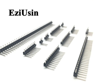 R/A 2.0mm 2.0 Single Row Right angle Male Breakaway PCB Board Pin Header Connector Pinheader 3p 4p 5p 6p 8p 10p 40p