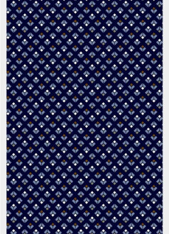 R.b. boston casual hemd lange mouw regular fit cotton 427670/629 Blauw - XXL