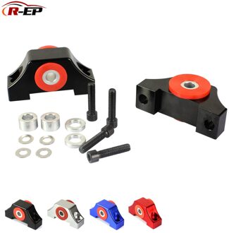 R-EP Motor Motor Kit Voor Honda Civic Eg Ek B16 B18 B20 D15 D16 92-00 Billet Mounts Koppel mount Voor Integra 94-01 Voor Acura Crv zwart