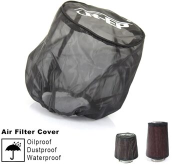 R-EP Universal Air Filter Beschermhoes Waterdicht Oliebestendig Stofdicht Voor High Flow Air Intake Filters Zwart