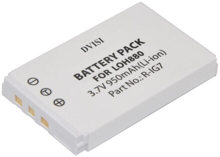 R-IG7 Batterij DVISI 950mAh Oplaadbare Lithium ion Bateria voor LOH880 Logitech Harmony One 900 720 850 880 885 890 pro H880