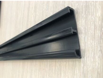 R&r Geleidingsprofiel Zwart 200cm