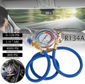 R134A Auto Airconditioning Koelmiddel Recharge Hose Recharge Meten Slang Gas Gauge Automotive Levert B
