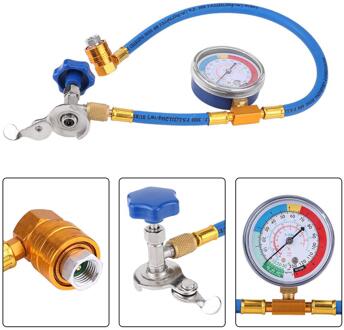 R134A Auto Airconditioning Koelmiddel Recharge Hose Recharge Meten Slang Gas Gauge Automotive Levert