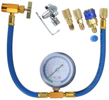 R134A Opladen Slang Om Koelkast-Met Airconditioning Gauge-Koelmiddel R134A Kan Tap Om R-12/R-22 Poort