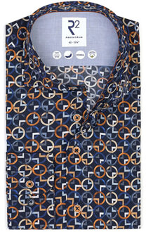 R2 overhemd 123-wsp-023-010 - maat 38 (S) Veelkleurig