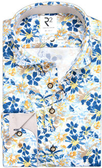 R2 overhemd 124-wsp-006-14 Veelkleurig - 43 (XL)