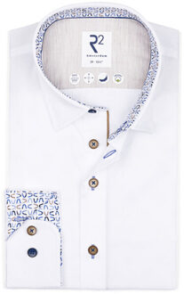 R2 overhemd 124-wsp-020 Wit - 38 (S)