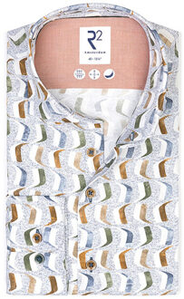 R2 overhemd 126.wsp.058-blue Veelkleurig - 38 (S)