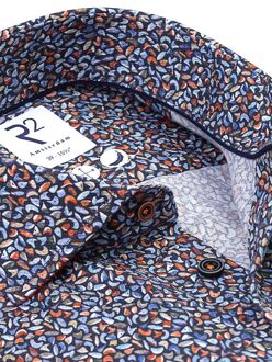 R2 Overhemd Dobby Climbing Wall Multicolour - 38,39,40,41,42,44,45