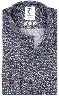 R2 Overhemd Dobby Climbing Wall Multicolour - 38,39,41,42,43,44,45,46