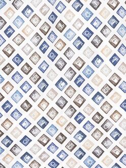 R2 Overhemd Extra Lange Mouwen Print Dashboard Grijs - 39