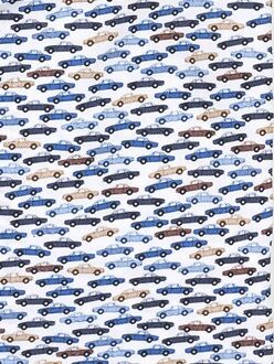 R2 Overhemd Print Auto Blauw Multicolour - 46