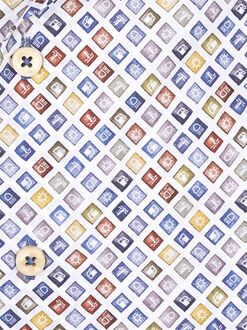 R2 Overhemd Print Dashboard Multicolor Multicolour - 39,40