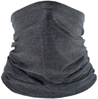 # R25 Unisex Bandana Neck Gaiter Buis Hoofddeksels Motorfiets Gezicht Sjaal Motorfiets Bivakmuts Outdoor Klimmen Wandelen Ski Vissen diep grijs