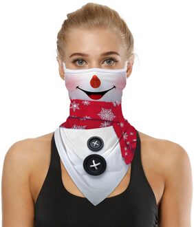 # R30 1Pc Kerst Gezicht Cover Wandelen Sjaals Fietsen Hoofddeksels Naadloze Oorhaak Sport Sjaal Neck Tube Gezicht Rijden sjaals