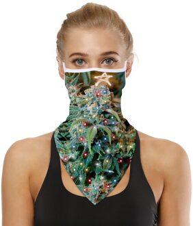 # R30 1Pc Kerst Gezicht Cover Wandelen Sjaals Fietsen Hoofddeksels Naadloze Oorhaak Sport Sjaal Neck Tube Gezicht Rijden sjaals