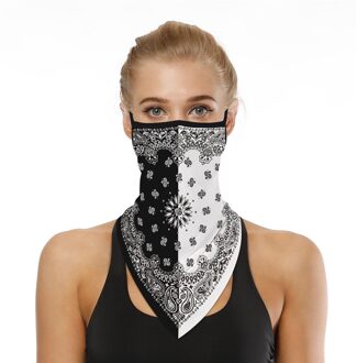 # R30 Outdoor Print Naadloze Gezicht Sjaal Oor Gezicht Cover Sport Sjaal Neck Tube Gezicht Cover Streetwear Rijden Wandelen Sjaals
