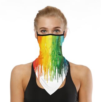 # R30 Outdoor Print Naadloze Gezicht Sjaal Oor Gezicht Cover Sport Sjaal Neck Tube Gezicht Cover Streetwear Rijden Wandelen Sjaals