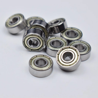 R3ZZ 4.763*12.7*4.98mm 10piece free shipping ABEC-5 bearings metal Sealed Bearing 3/16 x 1/2 x 0.196" inch chrome steel bearings
