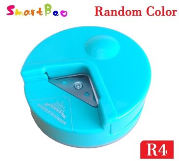 R4 Hoek Punch Voor Foto, Kaart, Papier; 4Mm Hoeksnijder Rounder Papier Punch; Willekeurige Kleur Corner Punch willekeurig
