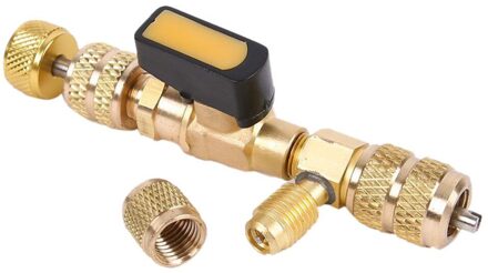 R410A R22 Ventiel Remover Installer Tool Met Dual Maat 1/4 & 5/16 Poort Voor R404A R407C R134A R12 R32 hvac Systeem