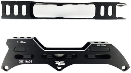 R5 Chassis Inline Schaatsen Frame Base Voor Slalom Boot 3X110mm Wiel Met 165Mm Tot 195Mm Montage Afstand cnc Legering