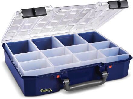 raaco CarryLite - Assortimentsdoos - 80 4X8-12 - Incl. 12 inzetbakjes