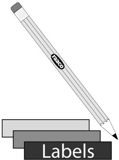 raaco Etiketten v. bakje 4-280 5-460 - 111362 111362