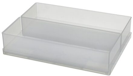 raaco Indelingsset | 2-delig transp. | B.79xD.219xH.47mm (enkel inzetstuk) | v.nr.871325-871332,871545-871552 e.a. | 12 stuks - 136488 136488