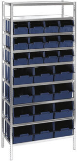 raaco Rek met 12x bak 7-1600 12x bak 9-2800 gal/bl - 181181 - 181181