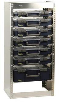 raaco S292 CARRYLITE rek aluminium, 7 CarryLites - 188708 - 188708