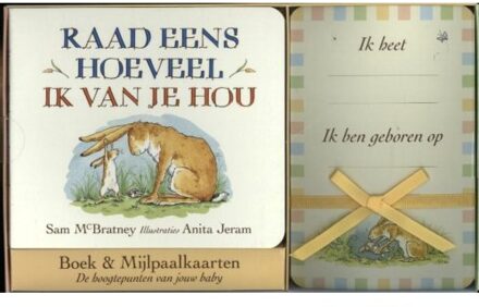 Raad eens hoeveel ik van je hou Boek & Mijlpaalkaarten - Boek Sam McBratney (9047710053)
