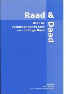 Raad en daad - Boek Juridische Uitgeverij Ars Aequi (9069167425)