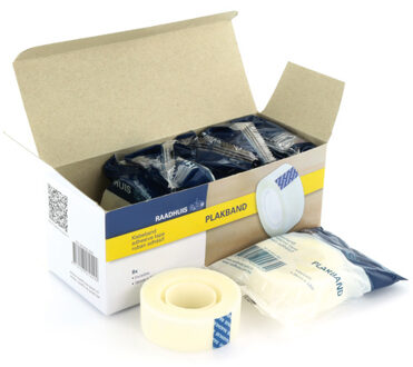 Raadhuis Plakband invisible 19mmx33m 10 rol transparant