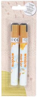 raam/spiegel stiften - goud - afwasbaar - Hobbystiften Goudkleurig