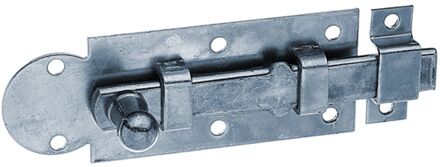 Raamgrendel Recht + Bevestigd Tegenstuk Blauw 100mm