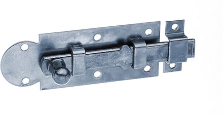 Raamgrendel Recht + Bevestigd Tegenstuk Blauw 80mm