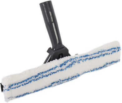 Raamtrekker - zwart - kunststof - 35 cm - raamwisser met handvat