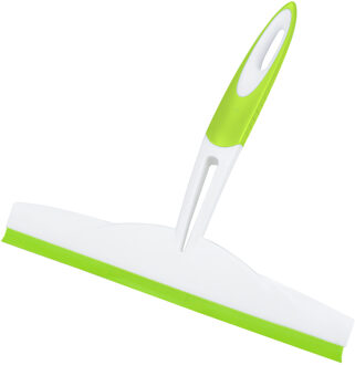 Raamwisser/raamtrekker/douchewisser - kunststof - groen - 25 cm breed
