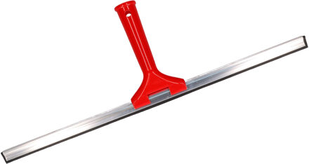 Raamwisser/raamtrekker - kunststof handvat - rood - 45 cm breed