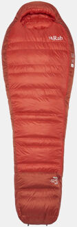 RAB Alpine -12C / 10F Slaapzak Rood - Left Regular