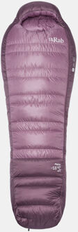 RAB Alpine -18C / 0F Slaapzak Dames Paars - Left Regular