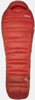 RAB Alpine -18C / 0F Slaapzak Rood - Left Regular