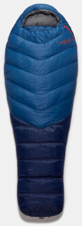 RAB Alpine 400 Long Slaapzak Blauw - Left