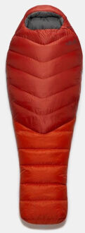 RAB Alpine 600 Slaapzak Rood - Left